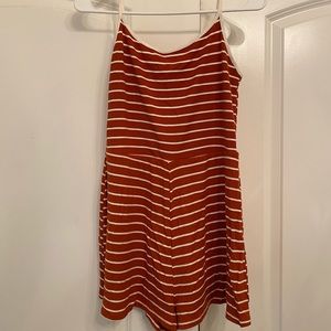Burnt orange romper